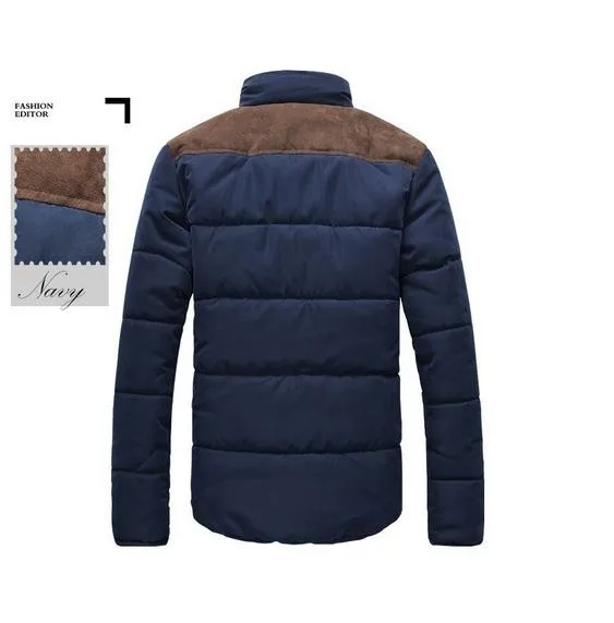 Парки Горячая Распродажа Для мужчин зимнее пальто хлопка-комбинированное пальто зимняя куртка плюс Размеры куртка высокое качество Куртки 16745