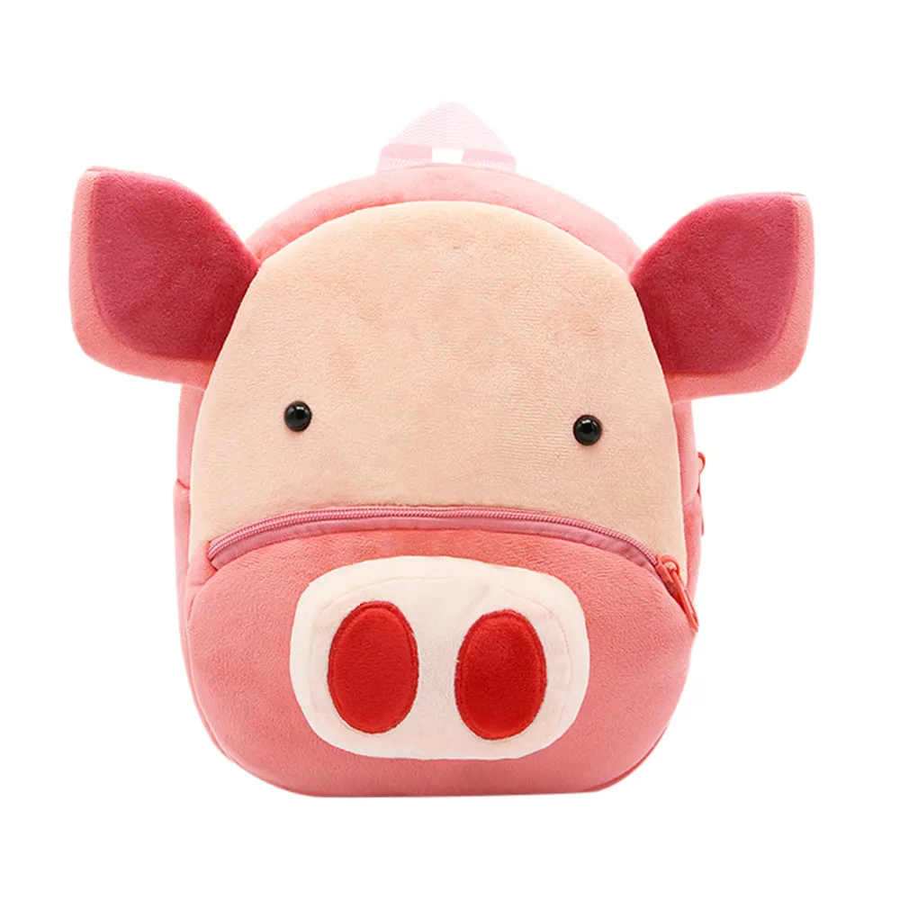 

Cute Cartoon baby Plush backpack Toy School Children baby Girls boys Kids Cute Cartoon Animal backpack Toddler School bag #89