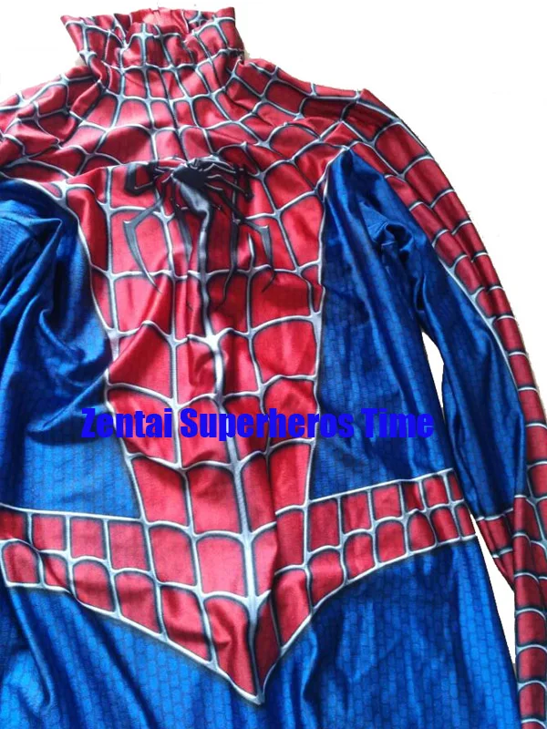 Костюм Человека паука Raimi с 3D принтом Детский/взрослый костюм из спандекса