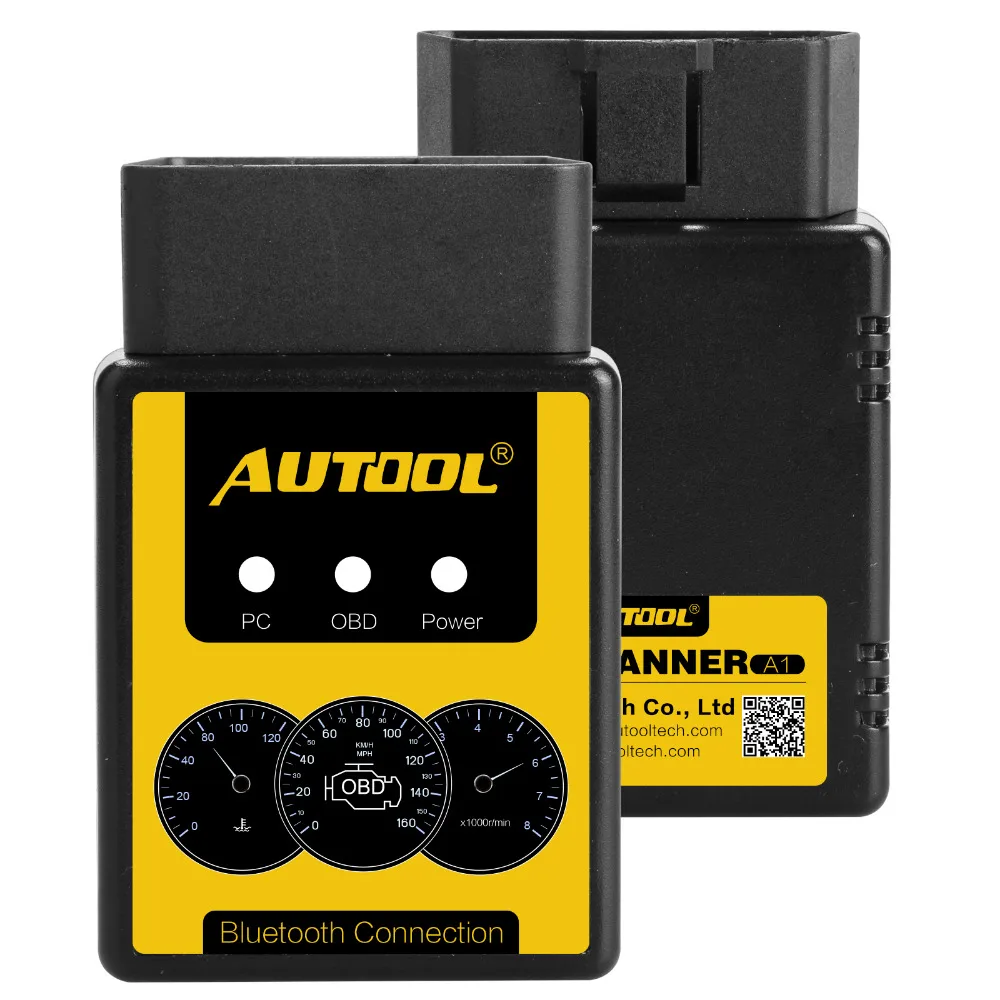 Сканер AUTOOL A1 OBD2 V1.5 Bluetooth/wifi OBD2 OBD II автомобильный диагностический сканер работает на Android лучше, чем ELM327