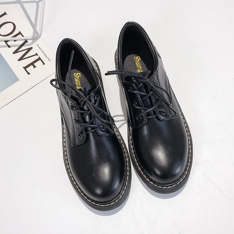 Cena Moxxy 2019 buty markowe kobieta obuwie okrągłe Toe czarne buty Oxford dla kobiet mieszkania wygodne wsuwane buty damskie buty mokasyny