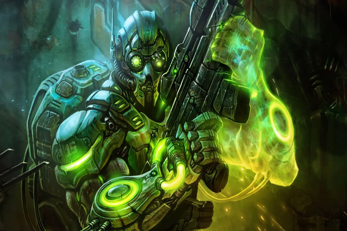 

Terran Ghost Starcraft 2 TDY121 wall art canvas fabric poster custom print (frame available) for room decoration home decor