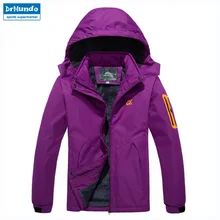 Женская лыжная куртка из водонепроницаемого флиса, теплая куртка для улицы, женские зимние куртки, лыжная одежда размера плюс, бренд