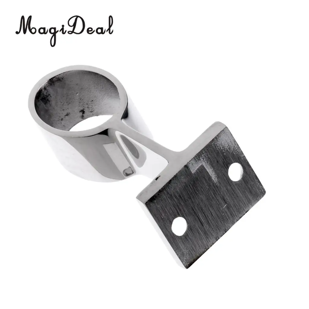 MagiDeal Durable Marine Grade Stainless Steel Boat Hand Rail Center Stanchion Replacement Kit for Pipe 7/8' Kayak Dinghy Supply