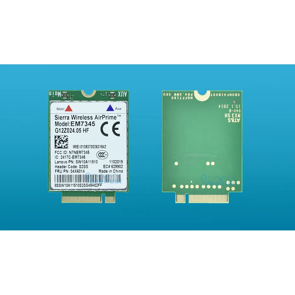 EM7345 FRU 04X6014 LTE NGFF 4G WWAN сетевая карта для thinkpad L440 L540 T431S W540