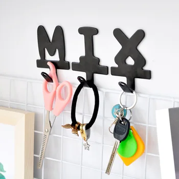 

Nordic simple style letter metal hooks English alphabetical Free combination Custom hook