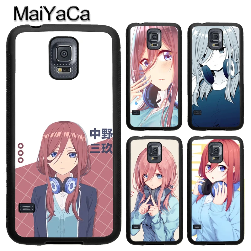 

MaiYaCa Nakano miku Gotoubun no Hanayome Case For Samsung Calaxy S8 S9 S10 Plus S5 S6 S7 Edge Note 9 8 TPU Cover