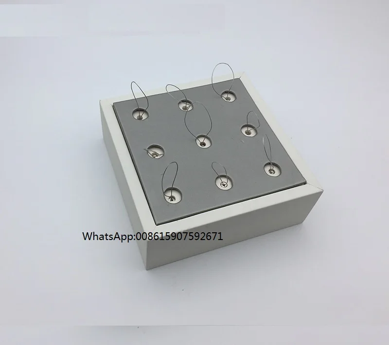 Ювелирные изделия Противоугонный витрина кулон серьги кольцо безопасности дисплей лоток с выдвижной вытяжной шкаф коробка