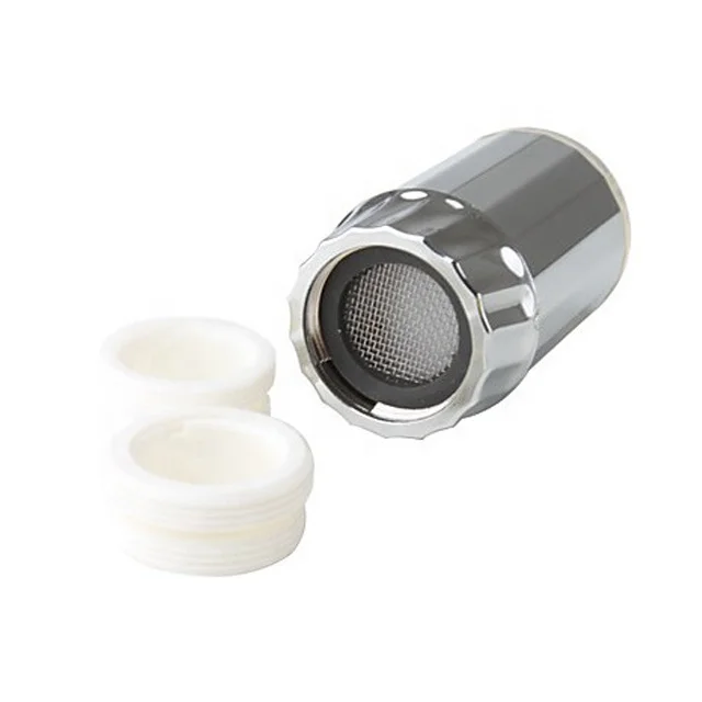 Kitchen/Bathroom Faucet Accessories Aerator Waterfall Bathtub Plastic Kitchen LED Water Faucet Aerator