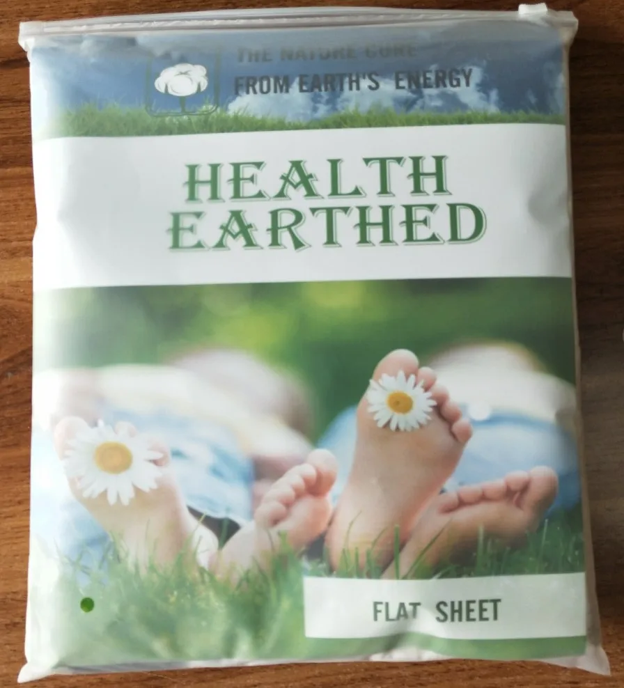 Grounded Air Mattress Sheet With Silver Fibre With Grounding Plugs
