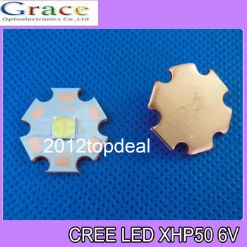 

NEW Cree XLamp XHP50 20W 6V LED Emitter 2546lm@19W Cool White LED J2 1A Chip Light with 20mm Cooper PCB