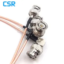 Штекер BNC к штекерам BNC, SDI pigtail. Камера RF коаксиальный кабель, длина кабеля 50 см