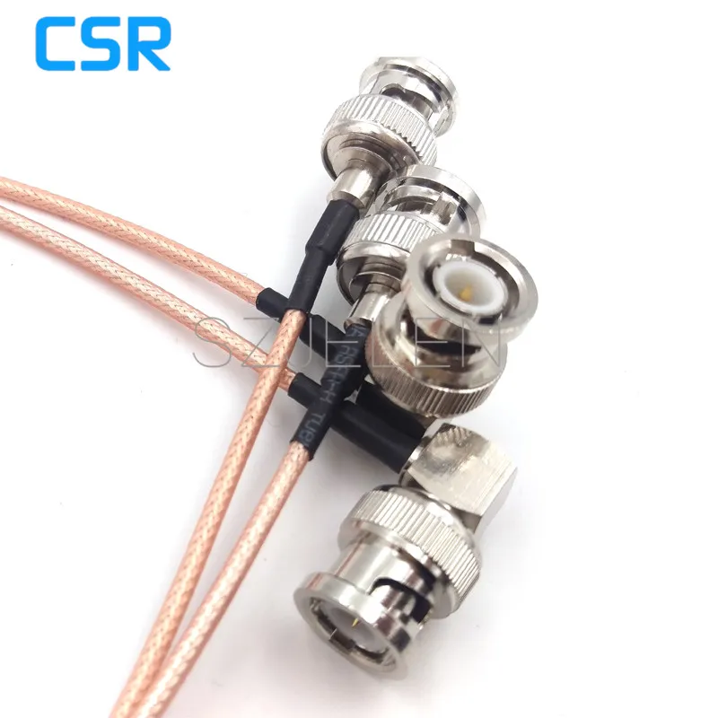 Колено затычек BNC колено SDI. Коаксиальный кабель для камеры SDI RF длина кабеля 50