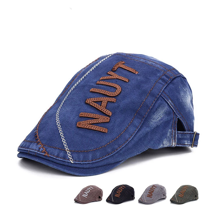 Vogue Spring Autumn Vintage Unisex Berets Buckle Caps Gentleman Leisure Hat For Women Men Sports