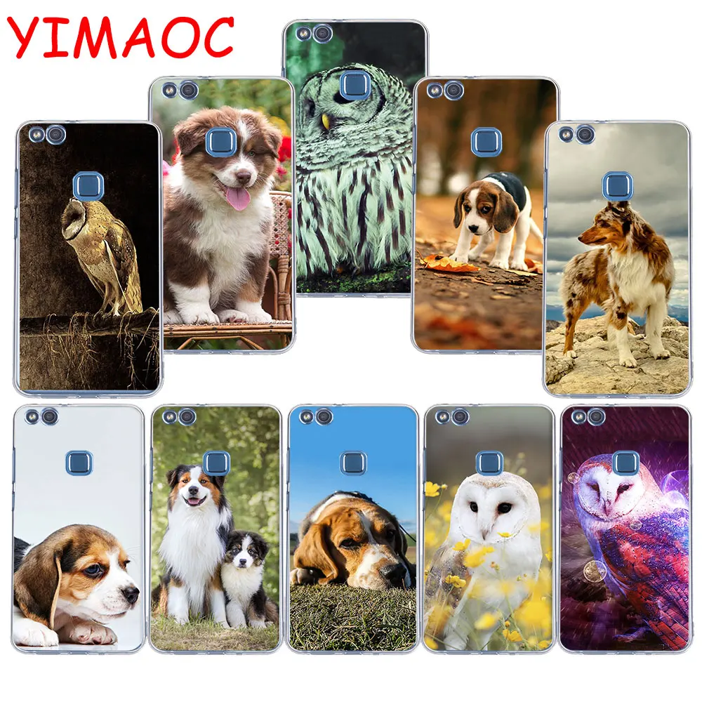 

YIMAOC 65z Barn Owl Beagle dog Soft TPU Case for Huawei P20 Pro P10 P9 P8 Lite P Smart Mate 10 lite 20 pro