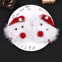 1 пара женское белье Рождество Санта-Клаус пасти груди Лепестки Многоразовые Клей соски стикеры пасти бюстгальтер Чехлы для мангала Pad груди