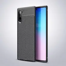 Ультратонкий силиконовый мягкий из искусственной кожи чехол для samsung Galaxy Note 10 Note 10 Pro Note 9 8 S8 S9Plus S10 S10 plus S10 lite