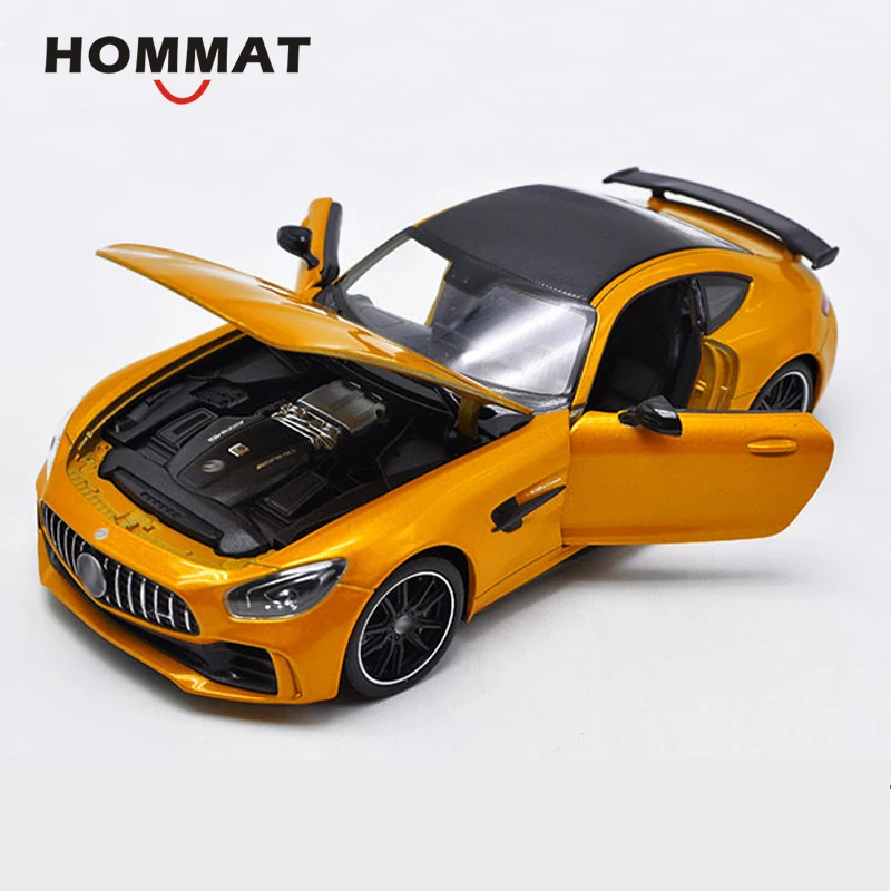 HOMMAT моделирование Welly 1:24 Масштаб AMG GT R GT-R спортивная модель автомобиля из металлического сплава Diecasts& Toy Vehicles модель автомобиля коллекционный подарок