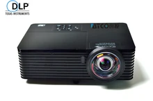 Short Throw Focus 300inch 6000ANSI DLP Video Digital 3D Projector HD Cinema PC DVD VGA Digital 1080P Video For Education