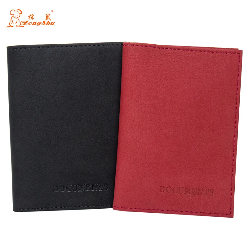 Russian Crazy Horse Auto Driver License Formal Bag Genuine Leather Cover for Car Driving