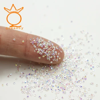 

1440pcs 1.1-1.4mm AB colors Rainbow Zircon Rhinestones Micro Rhinestones Mini Nail Art Rhinestones Nail Decorations