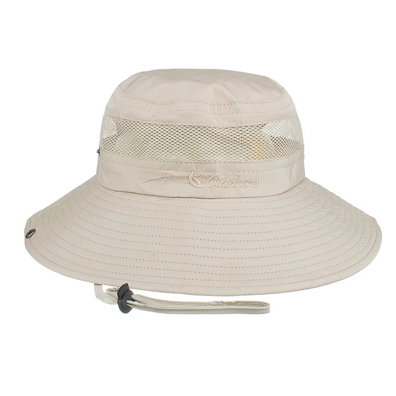 Сетчатая дышащая однотонная Солнцезащитная Рыбацкая шляпа, кепки для бассейна, летняя мужская и женская солнцезащитная Кепка, солнцезащитный козырек - Цвет: ZZYF014-7