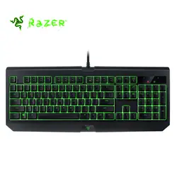 Razer Blackwidow Ultimate Водонепроницаемый Подсветкой Механическая игровая клавиатура полностью программируемые тактильные Clicky razer зеленый