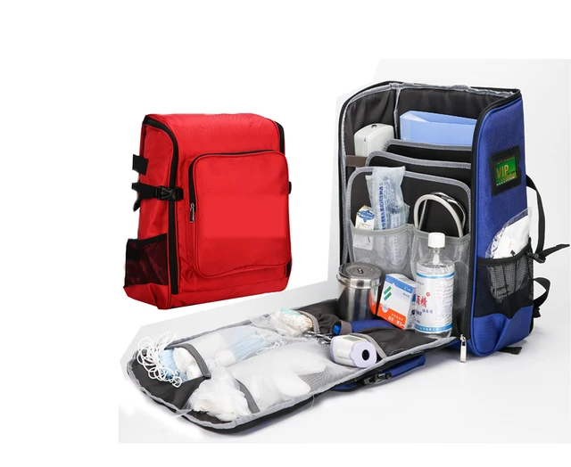Bearhoho Empty Backpack First Aid Kit Bag Lightweight Emergency Bearhoho Empty Backpack First Aid Kit Bag Lightweight Emergency Medical Rescue Outdoors Car Luggage School Hiking