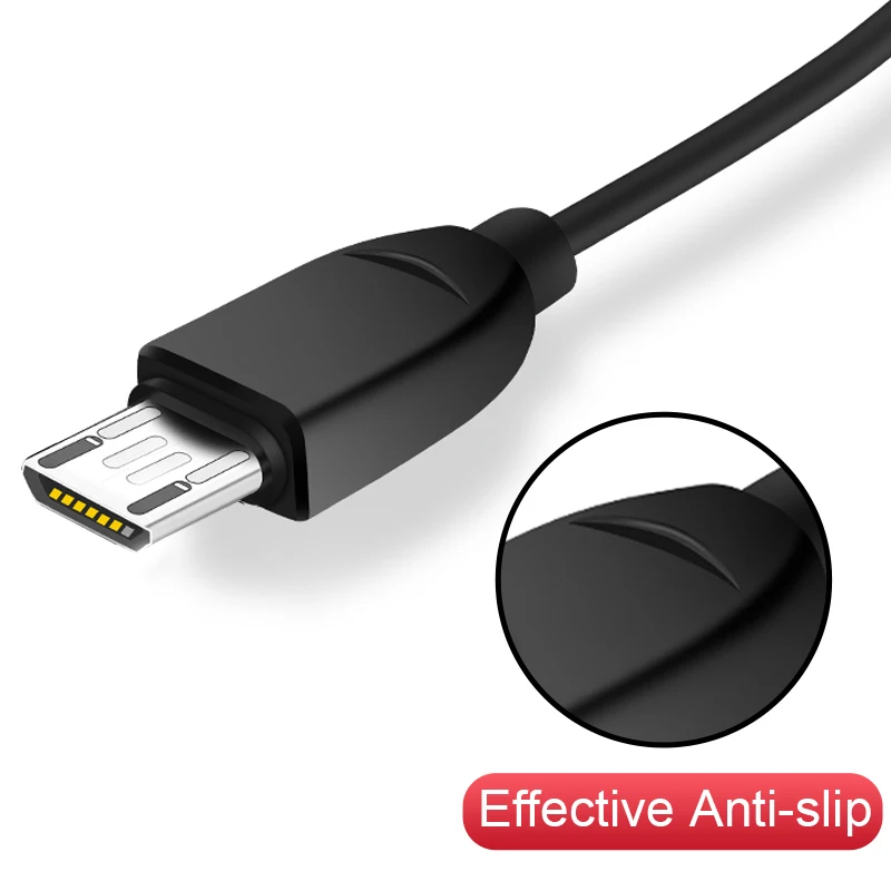 H & Universal Micro USB Cable cargador para Samsung S6 S5 teléfono móvil Cable de datos de carga USB para Huawei xiaomi para Android