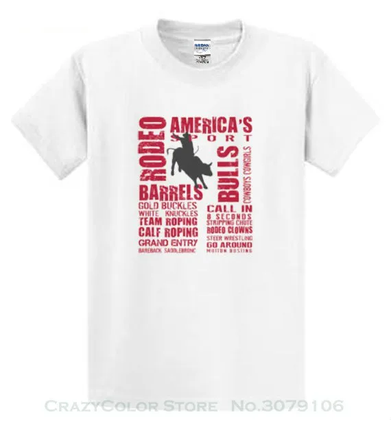 

T Shirt Men 2019 Fashion Rodeo Graphic Printed Tee Shirts Men's Regular And Big And Tall Sizes Port & Co.