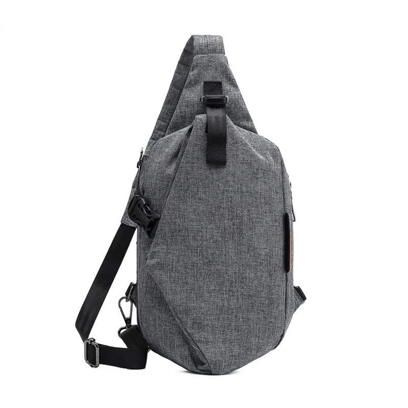 

New For 9.7 Inch Tablet Shoulder Bags Korean Fashion Sports Chest Bag Chest Bag External USB Interface Crossbody Bag