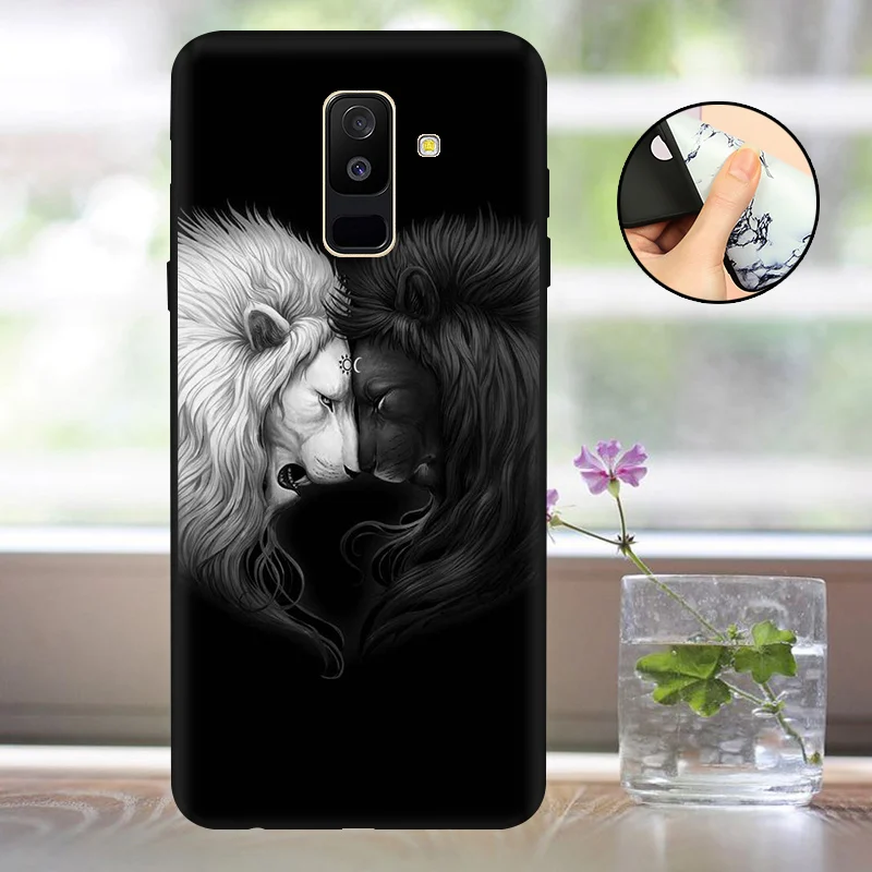 Мягкий чехол A600 A605F для Funda Samsung A6 2018 силиконовый матовый накладка Capas Galaxy Plus