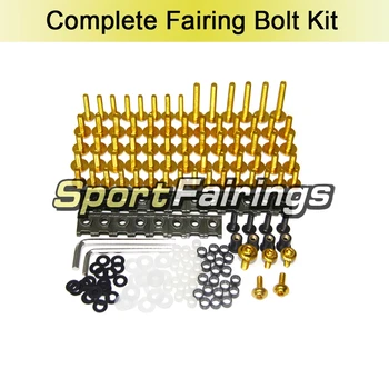 

Motorcycle Screws Fairing Aluminum Fasteners Bolt Kit For Suzuki GSXR600-750 2000 2001 2002 2003 2004 2005 2006 Hardware Clips