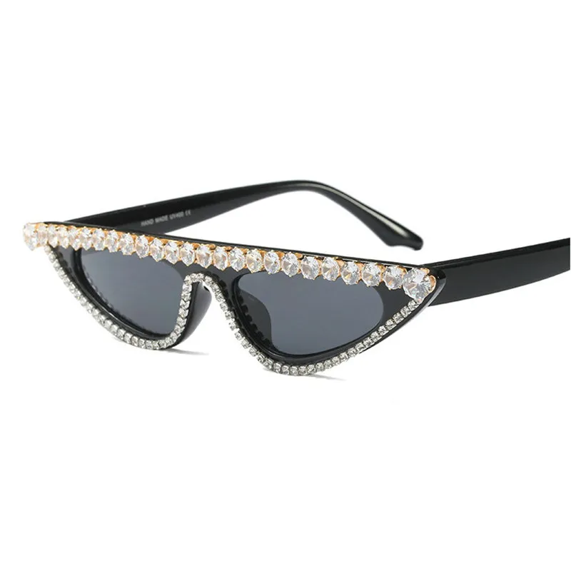 Luxury Custom Fashion Women Sunglasses Diamond Mosaic Sexy Cute Water