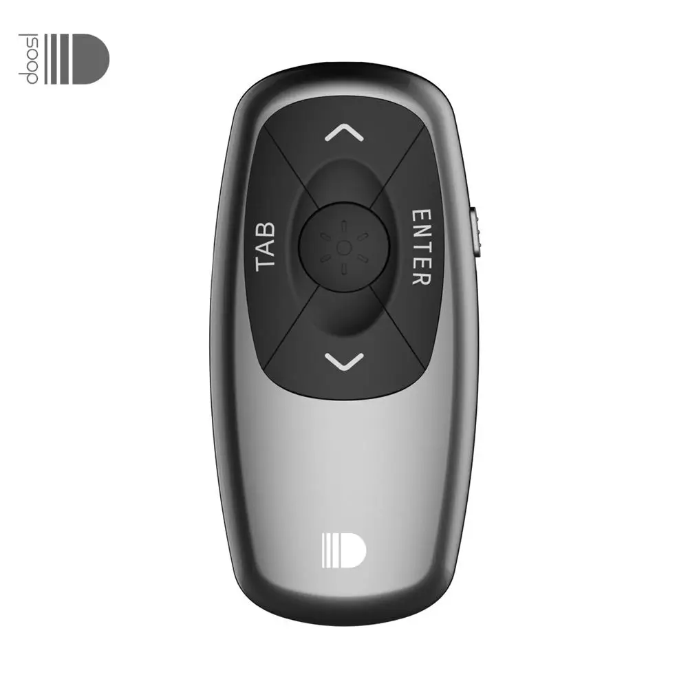 

Doosl Wireless Presenter, RF 2.4GHz Mini Rechargeable USB Wireless Presenter Powerpoint PPT Presentation Pointer Remote Control