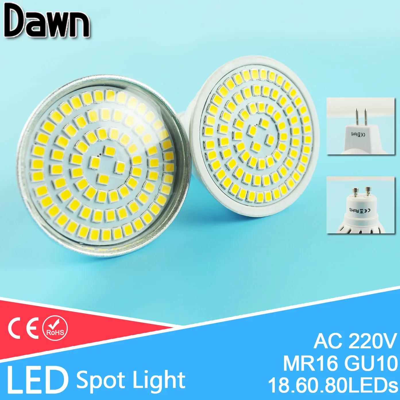 

LED Spotlight Bulb Bombilla LED GU5.3/MR16 GU10 AC 220V 4W 6W 8W 9W SMD 5730/2835 Spot Light Bulb Lampada Ampoule Lamp Lampara