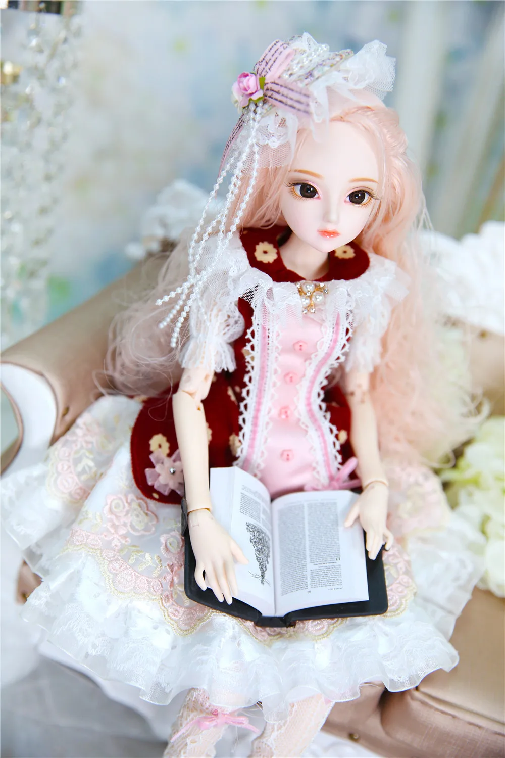 1/4 BJD Blyth кукла молочная королева имя румия бледно-розовые волосы механическое соединение тела девушки ледяной, SD