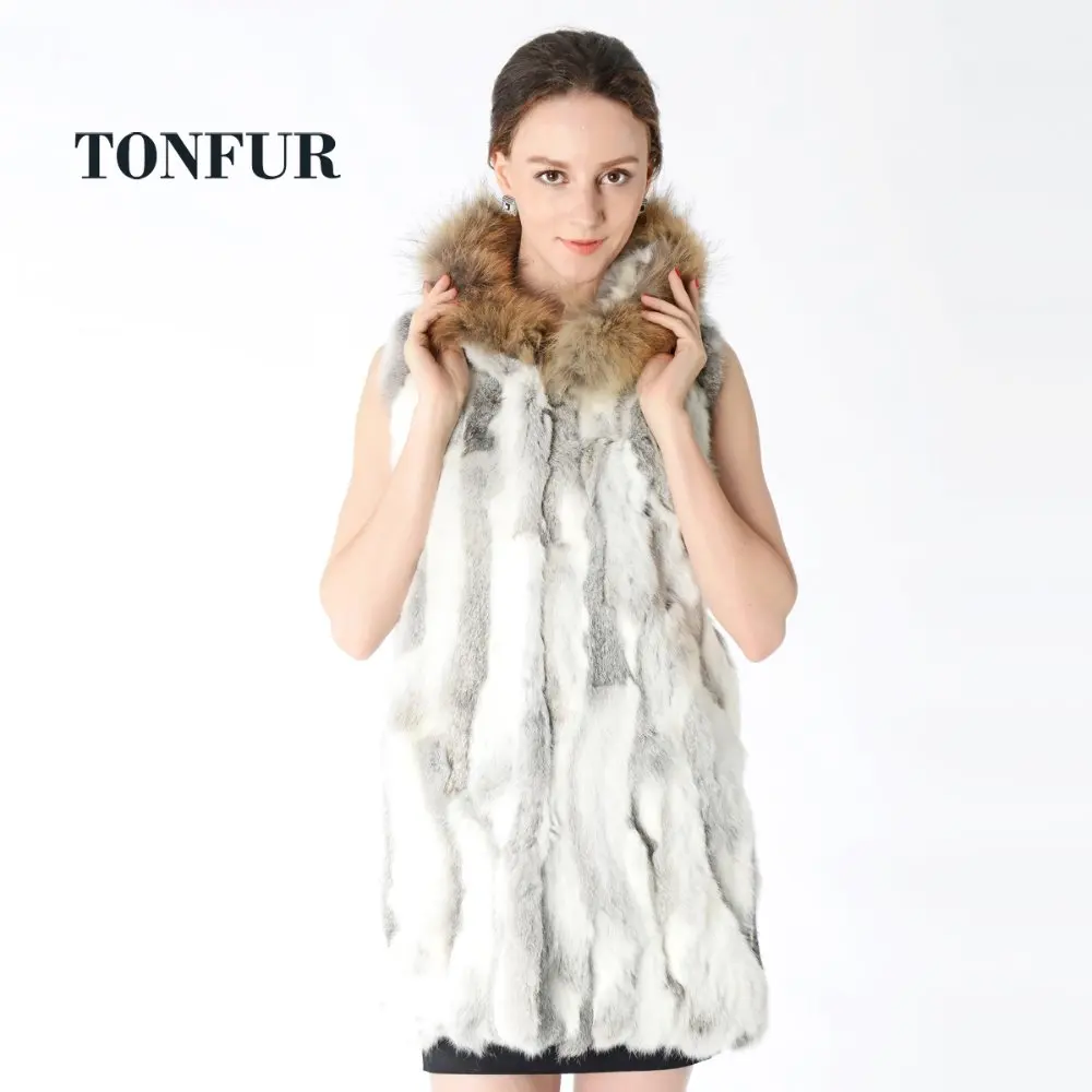 Usine Laveur Grassgrey Arrivée Capuchon Gros En Raton Luxe Lapin 2018 Réel Fourrure Vrai Avec Dnt326 100 De Nouvelle yellowgrass Nature Femmes Gilet 6xxnSPvR