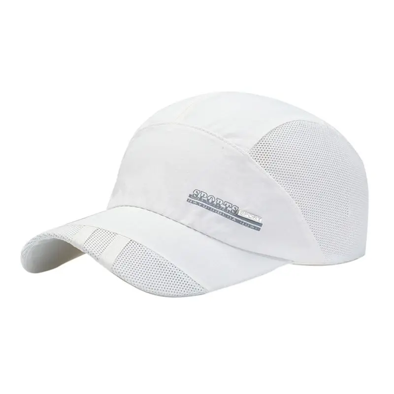 Бейсбол кепки гольф шляпа Зонт быстросохнущая головные уборы в сетку регулируемая задняя крышка Открытый Спортивная