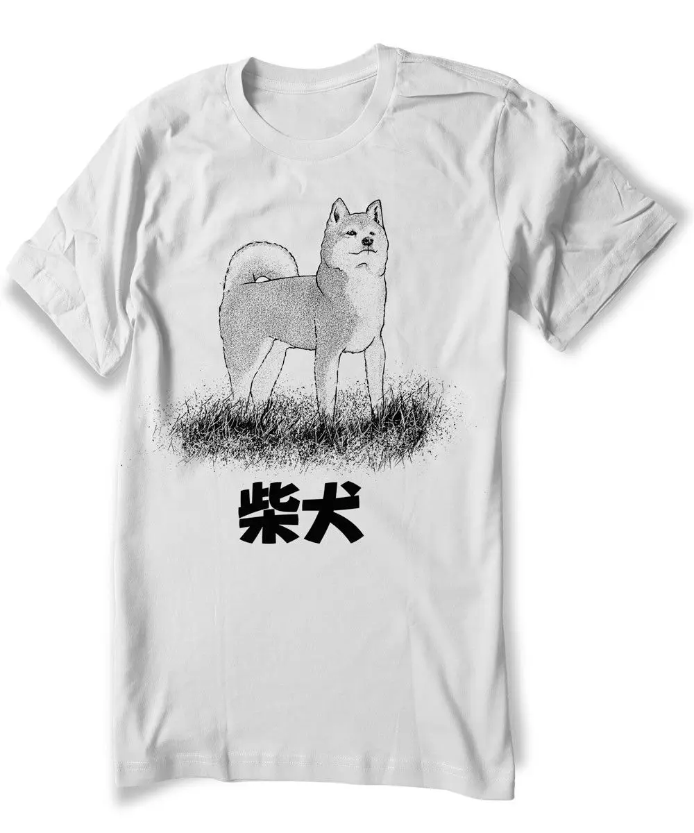 

2019 fashion hot sale Shiba Inu T-shirt Dog shirt japanese akita Pet Animal Tee - Unisex - woman T shirt