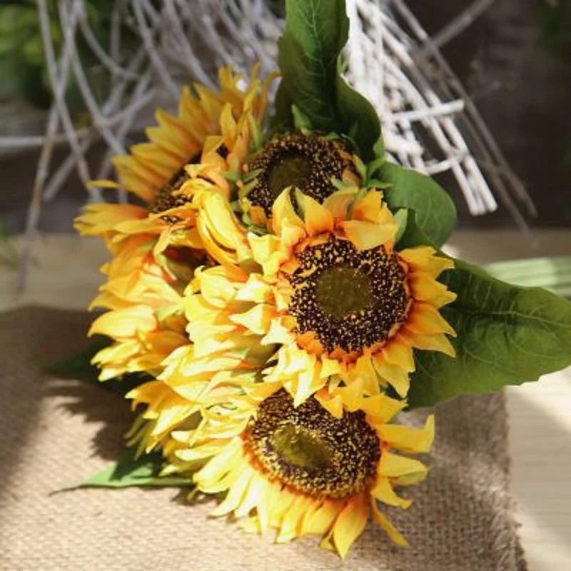 

Artificial Flower Sunflower Fake Flower Creative Home Decoration Flower Arrangement