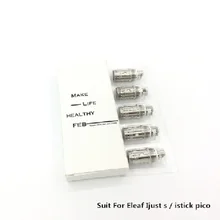 5 шт./лот elektronik пикантная закуска sigara февраля распылитель катушки 0.3/0.5 Ом костюм для eleaf ijust S/istick Пико smok
