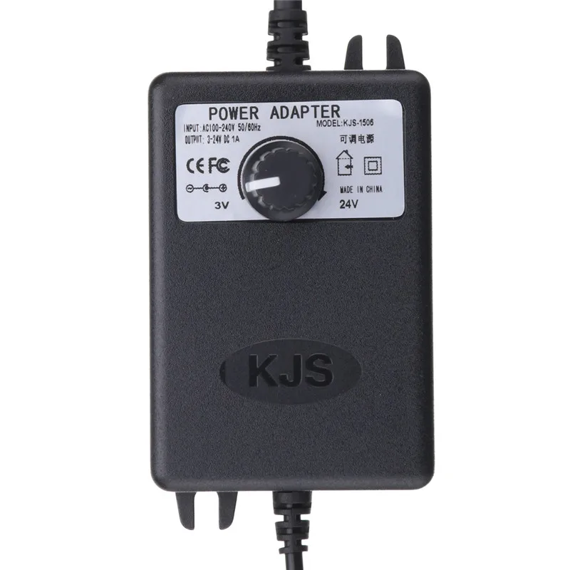 Excellway KJS-1506 3-24 В 1A 24 Вт DC адаптер питания Регулируемый импульсный источник питания адаптер US Plug/EU Plug