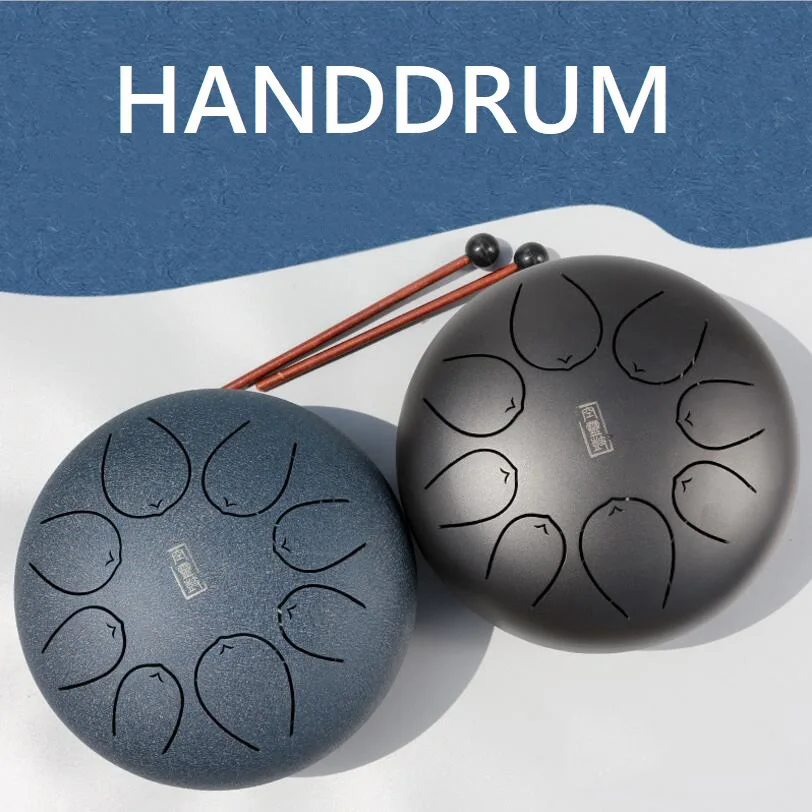 HandPan alloy metal hand held drum 8inch hang drum Children's
