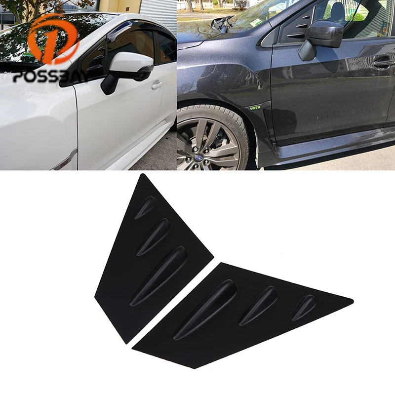 

POSSBAY Car Front Quarter Panel Side Vent Window Louver for Subaru WRX STI 2015-Present Scoop Cover Vent for WRX 2015-Present