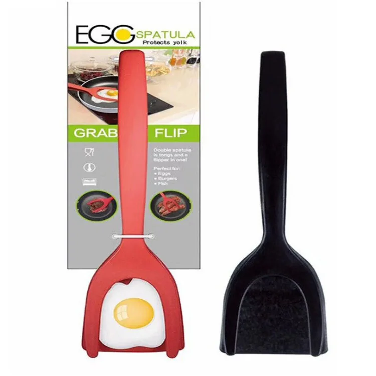 Multifunctional Silicone Egg Spatula Pancake Maker Toast Omelette Overturned Clip Fried Making Ease Cooking Kitchen Gadgets Tool | Дом и сад