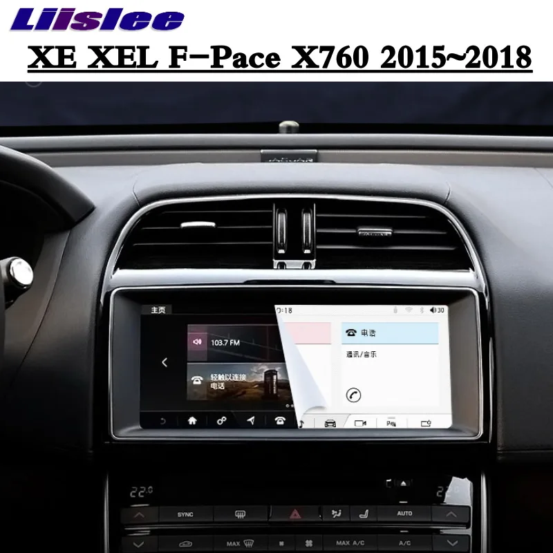 Для Jaguar XE XEL F-Pace X760~ NAVI LiisLee Автомобильный мультимедийный 10,25 'gps wifi Аудио CarPlay адаптер Радио Навигация - Цвет: Juguar XE