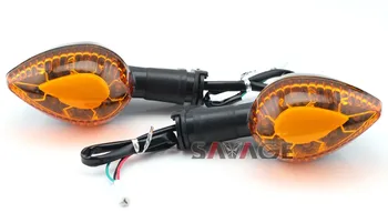 

For YAMAHA WR250X WR250R YBR125 YBR250 FZ16 V-MAX 1700 Front/Rear LED Turn Signal Indicator Light Motorcycle Blinker Lamp