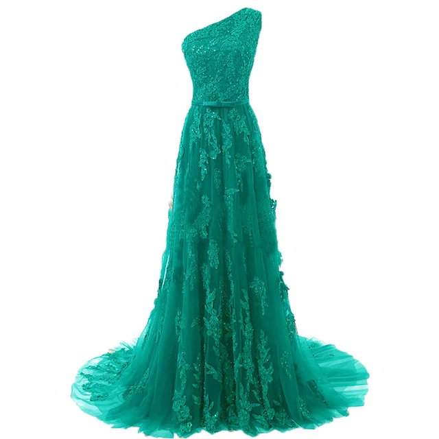 New-Arrival-2018-Long-Evening-Gowns-One-Shoulder-Beading-Appliques-Tulle-Sleeveless-Green-Formal-Party-Dress.jpg_640x640 (7)