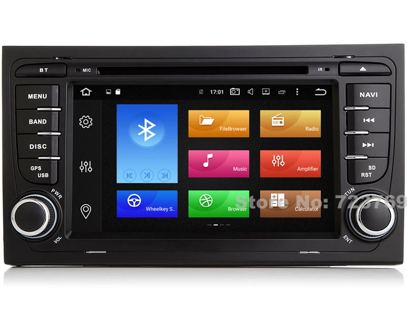 Perfect 64G ROM No Tax Android 9.0 Car GPS Navigation System DVD Player Auto Radio Player Audio Video Stereo Media For Audi A4 DAB OBD2 1